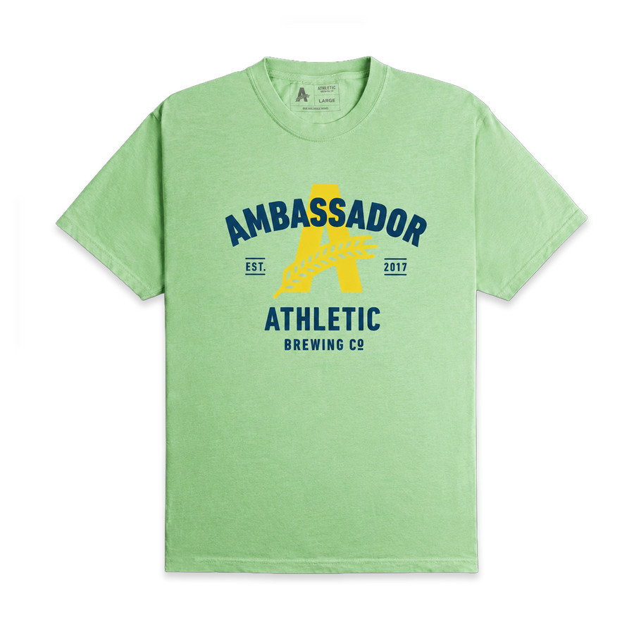 T-shirt unisexe Ambassadeur - Bleu Tahiti